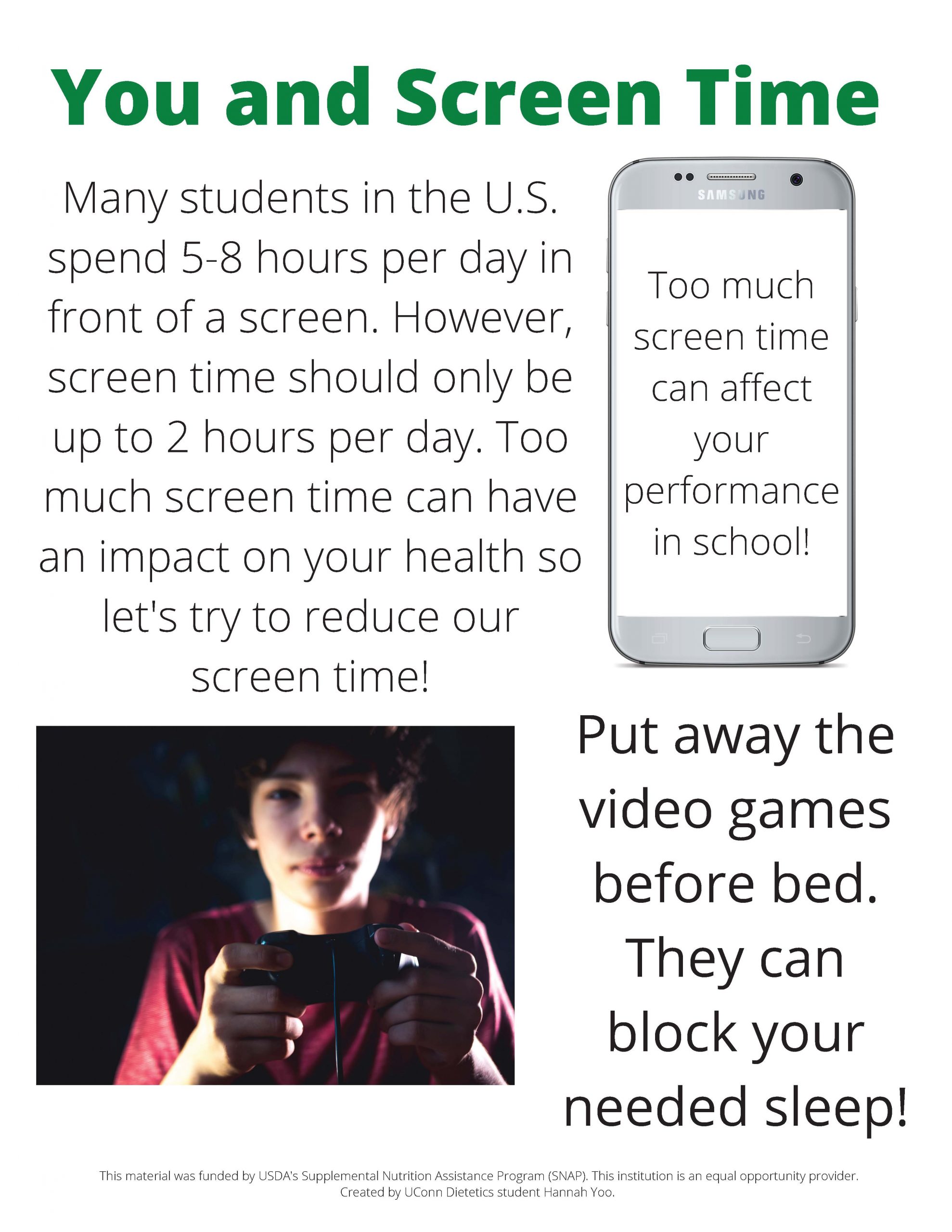 Screen Time poster/flyer