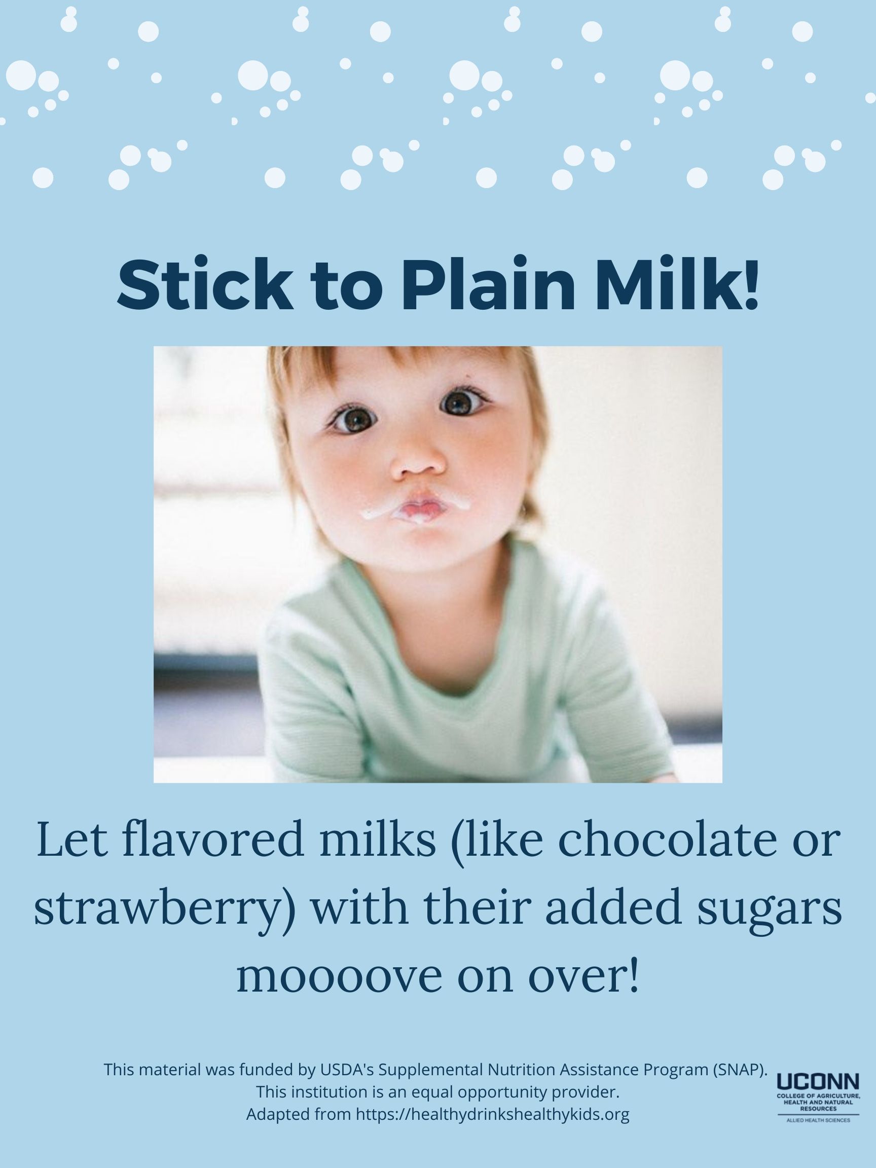 Stick to Plain Milk! Poster