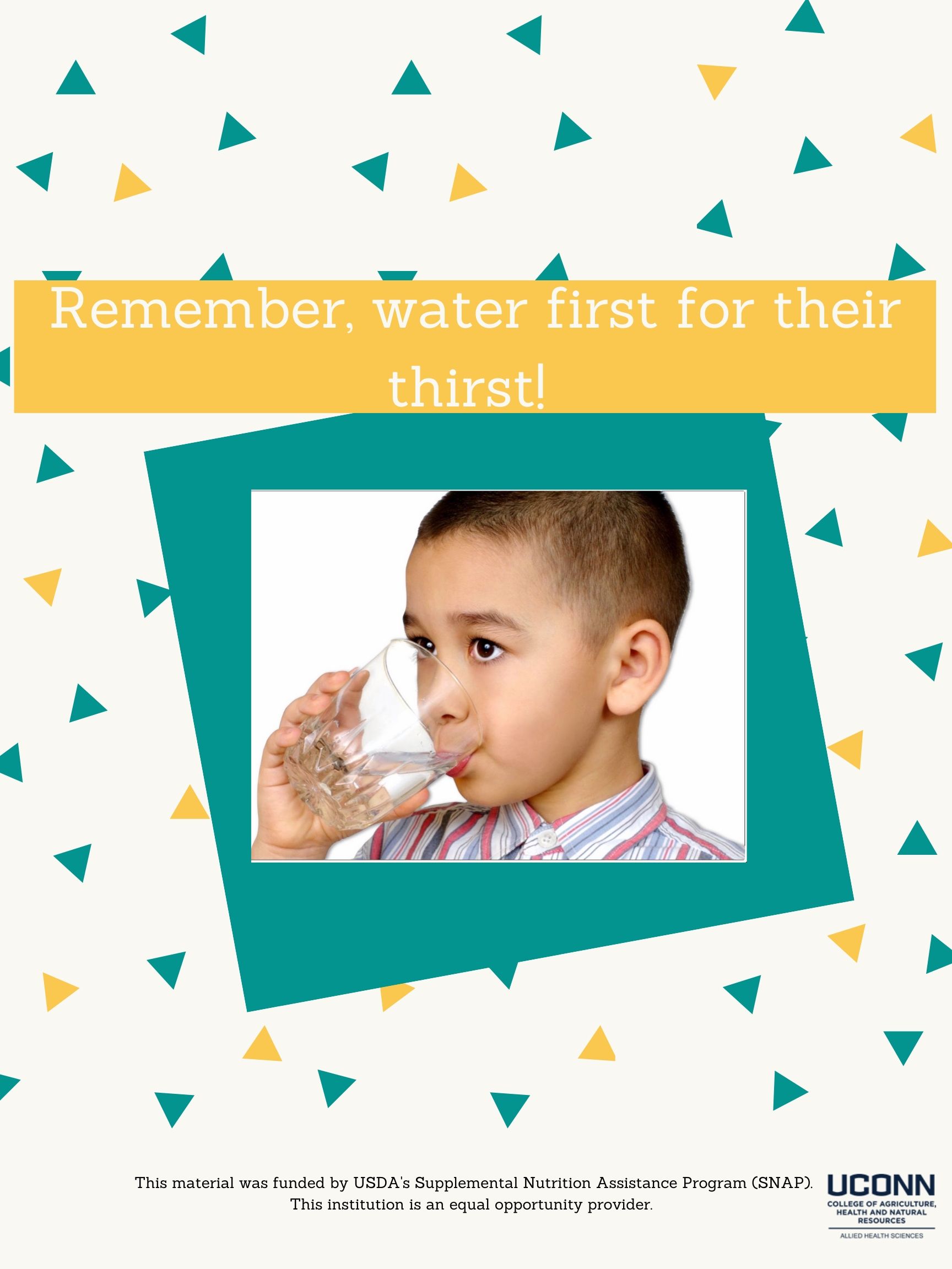 Serve Water First Poster