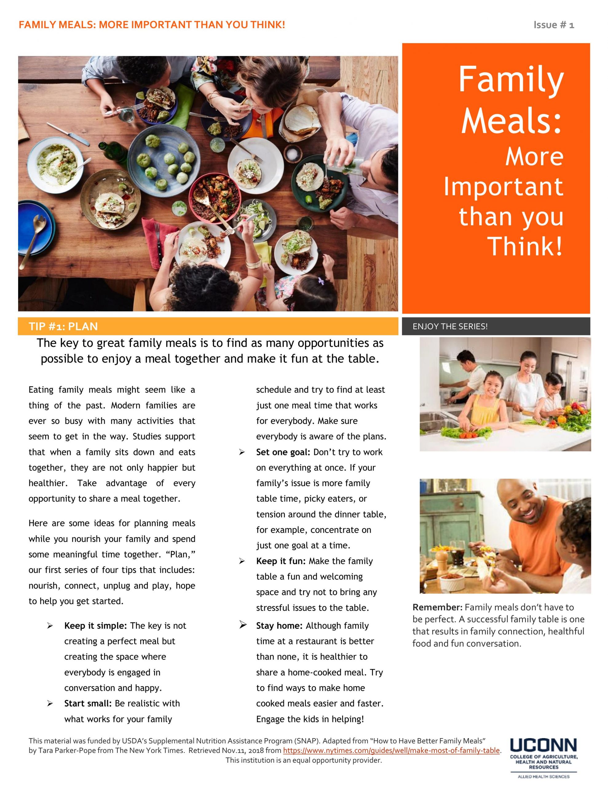 Healthy nutrition and community – more than just a common meal